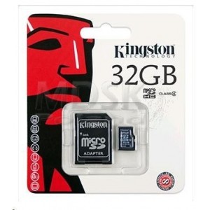 Karta microSD 32GB + adapter